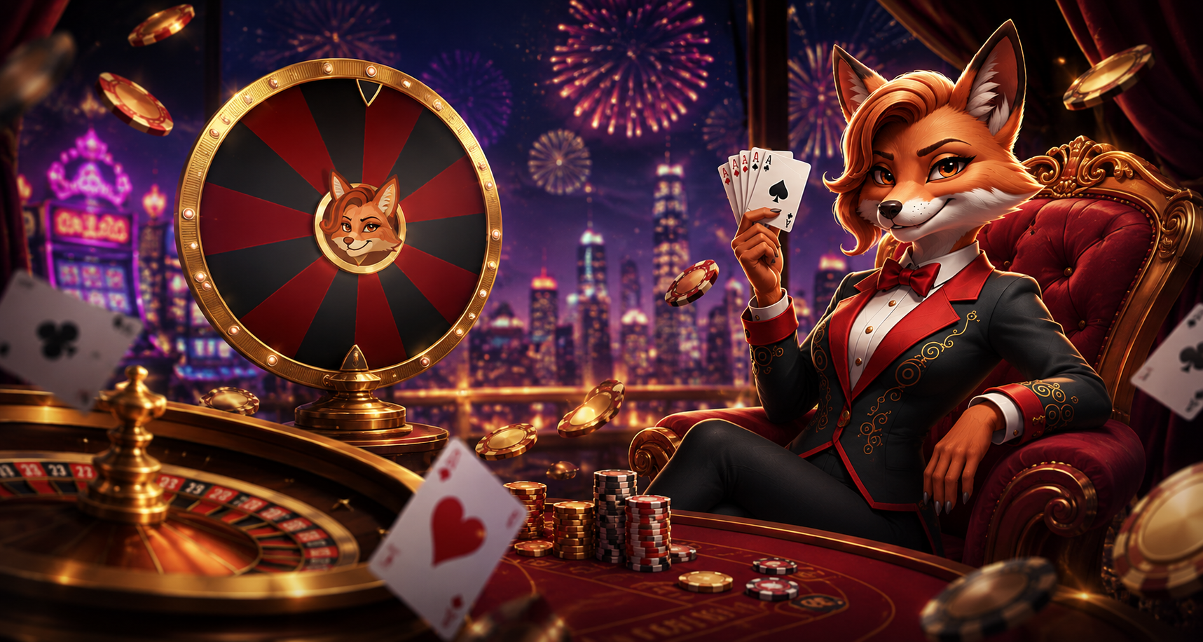 Kitsune Casino Mascot